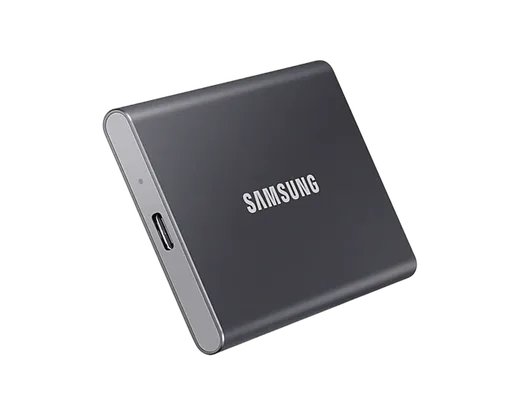 Samsung T7 USB 3.2 2 To Gris — vue 5