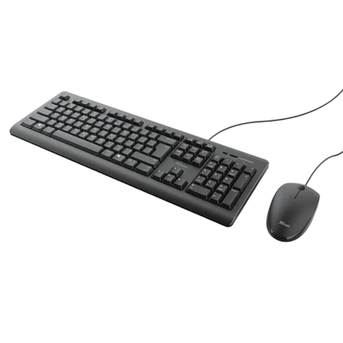 Trust TKM-250 - Clavier/Souris/Noir/Filaire