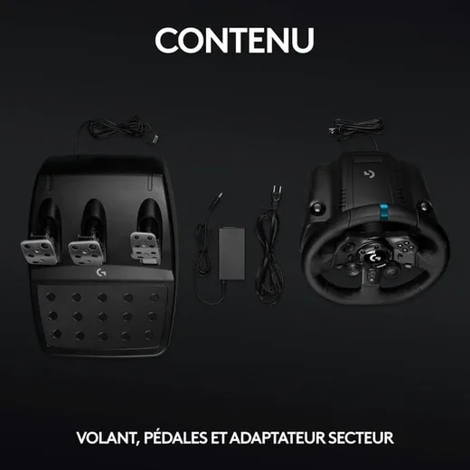 Logitech G923 Racing Wheel & Pedals PC et Playsation Edition