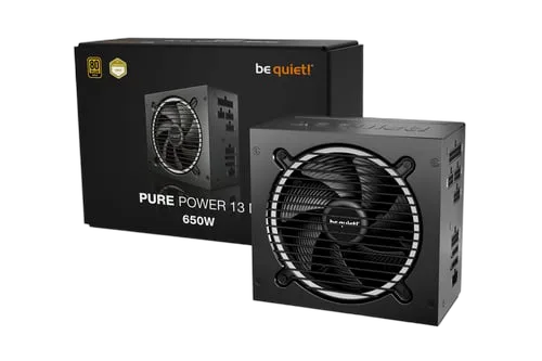 be quiet! ATX 650W - 80+ Gold - Pure Power 13 M Noir