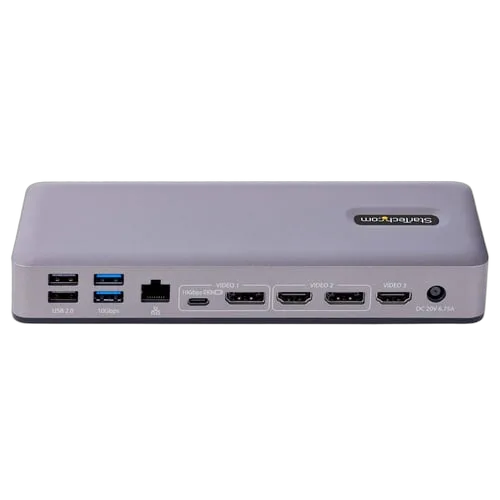 StarTech Station d'accueil USB-C - 12 ports - 3 x 4K