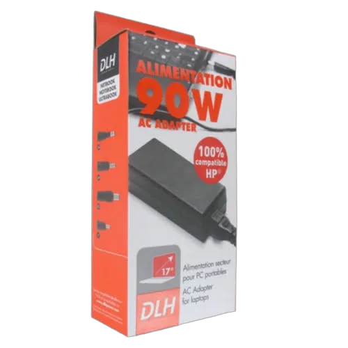 DLH Energy Adaptateur Secteur 90W pour HP