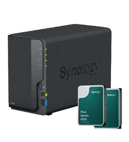 Synology DS223 - 2 Baies avec 2 Disques de 4 To — vue 1