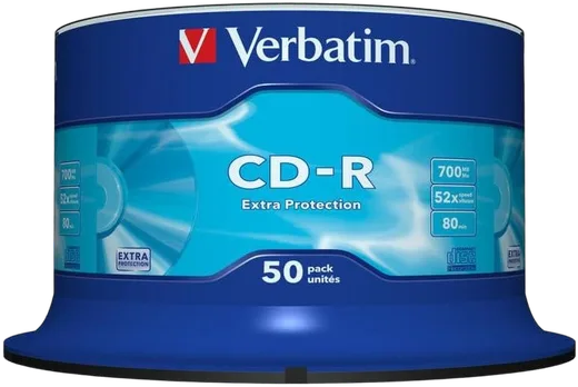 Verbatim Spindle de 50x CD-R 700Mo (80 Min)