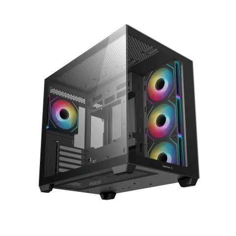 Deepcool CG530 4F Noir - MT/Sans Alim/ATX + MYSTIQUE 360 ARGB - Noir - 360mm