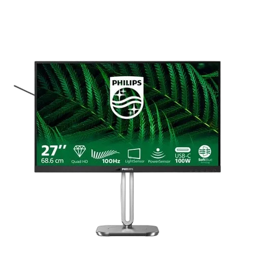 Philips 27B2G5601 - 27" QHD 100Hz IPS 4ms Adaptive Sync, vue 3