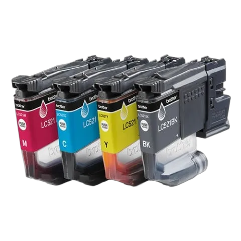 Brother DCP-J1460DW 3 en 1 + Cartouche LC521 4 couleurs — vue 9