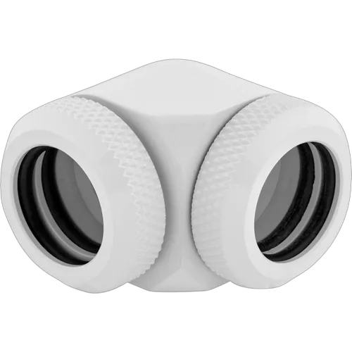 Corsair Fittings 90° Hydro X XF Hardline - 14mm Blanc (x2)
