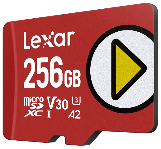 Lexar Micro SDXC 256Go Class 10 U3 V30 A2 LMSPLAY256G-BNSNG