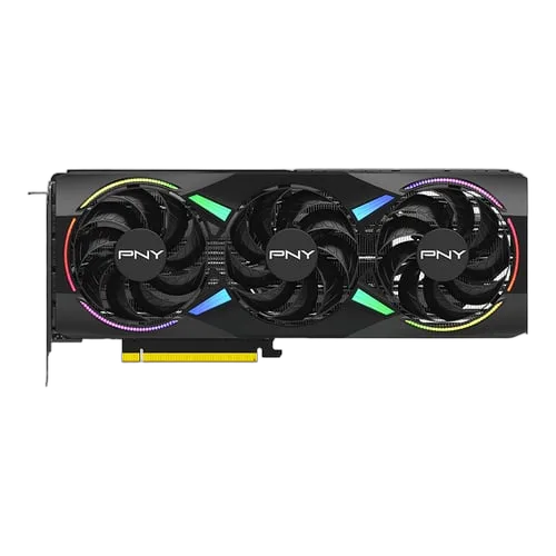 PNY GeForce RTX 5070 12GB ARGB Overclocked Triple Fan DLSS 4 — vue 2