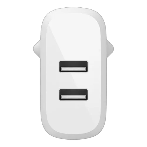 Belkin Dual USB-A Wall Charger w/1M PVC A-C 24W — vue 4