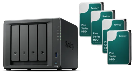 Synology DS423+ - 4 Baies avec 4 Disques de 8To — vue 1