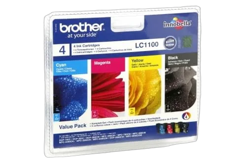 Brother Pack de 4 cartouches LC1100 BK/C/M/Y-Seconde Vie — vue 1