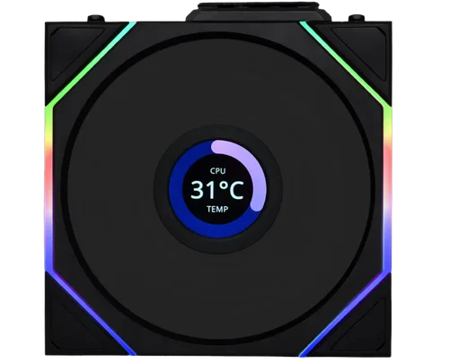Lian-Li UNI FAN TL Sans fil LCD ARGB PWM - 120mm - Noir