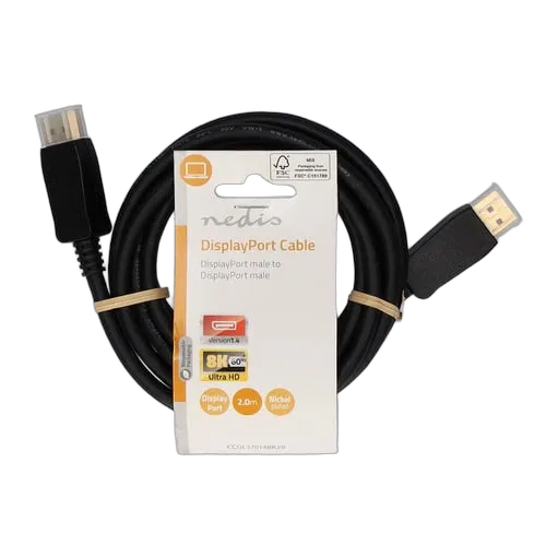 Nedis Câble DisplayPort 1.4 mâle/mâle - 2m
