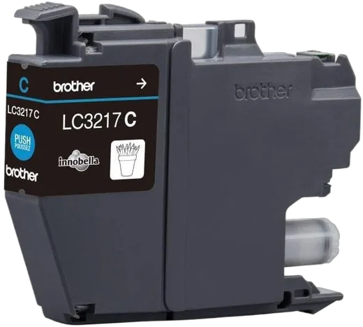 Compatible Brother Cartouche LC3217C Cyan — vue 1
