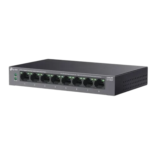 TP-Link LS108GP 8 ports - 10/100/1000 - PoE — vue 3