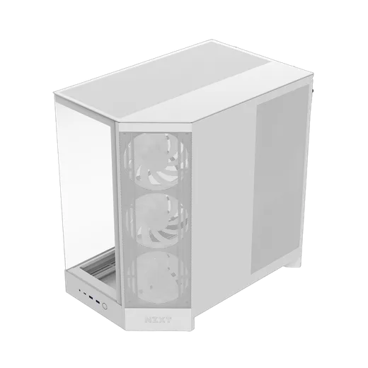 NZXT H9 Flow RGB Blanc - MT/Sans Alim/E-ATX