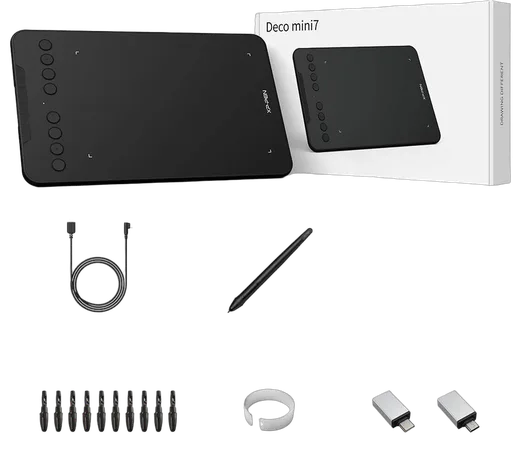 XPPEN DECO Mini7 V2 - 5080LPI 7" Noir