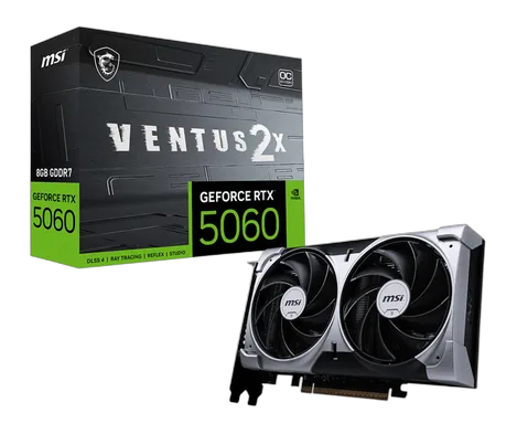 MSI Nvidia GeForce RTX 5060 8G VENTUS 2X OC — vue 1