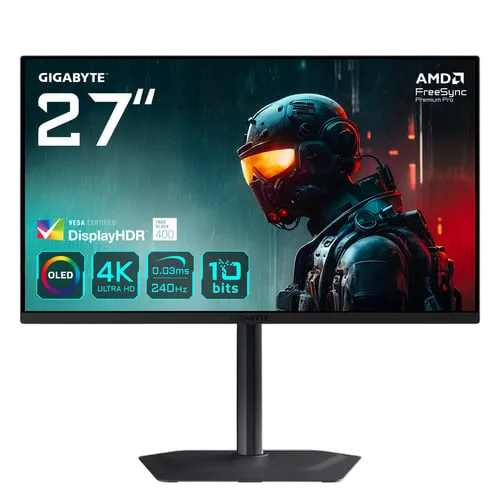 Gigabyte MO27U2 - 27" QD-OLED 4K 240Hz 0.03ms USB-C G-Sync Compatible-Seconde Vie