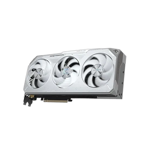 Gigabyte Radeon 9070 XT GAMING OC Ice 16Go V1 Blanc — vue 3