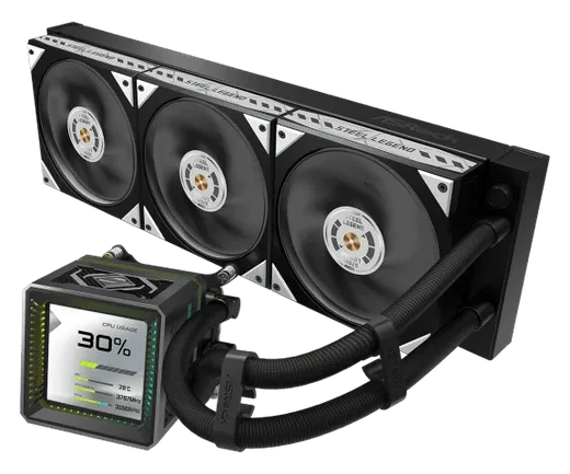 ASRock STEEL LEGEND DARK 360 LCD - 360mm - Noir