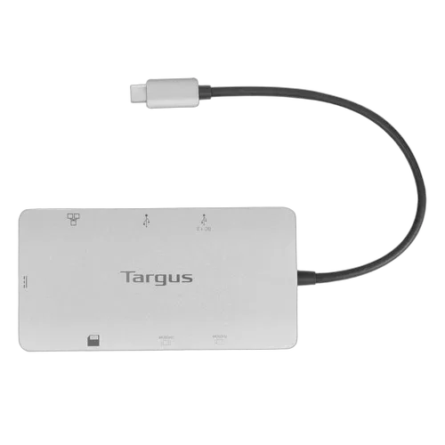 Targus Station d'accueil dual HDMI 4K USB-C avec technologie Power Delivery 100 W et fonction Pass-Thru