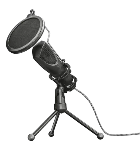 Trust Microphone Streaming Mantis - Noir/USB/Trépied