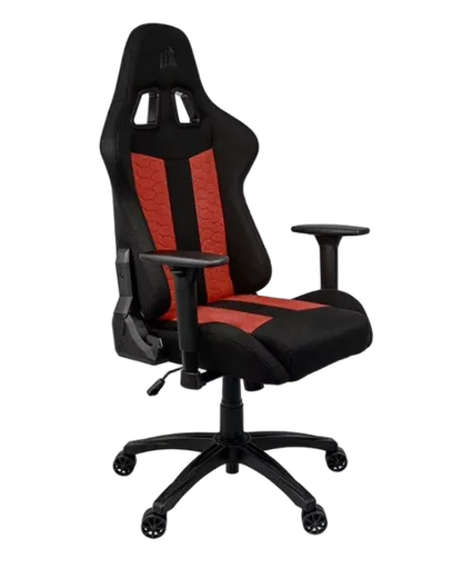 Corsair TC100 RELAXED Fabric - Noir et Rouge — vue 2