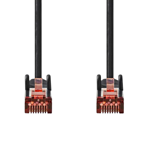 Nedis Cable RJ45 male/male - CAT6 S/FTP - Noir - 1m