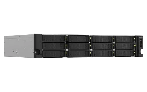 Qnap 2U 12-Bay NAS CeleronN5095 8GB RAM 2.5Gb — vue 5