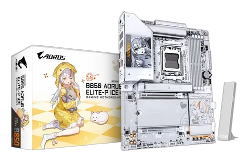 Gigabyte B850 AORUS ELITE-P ICE — vue 1