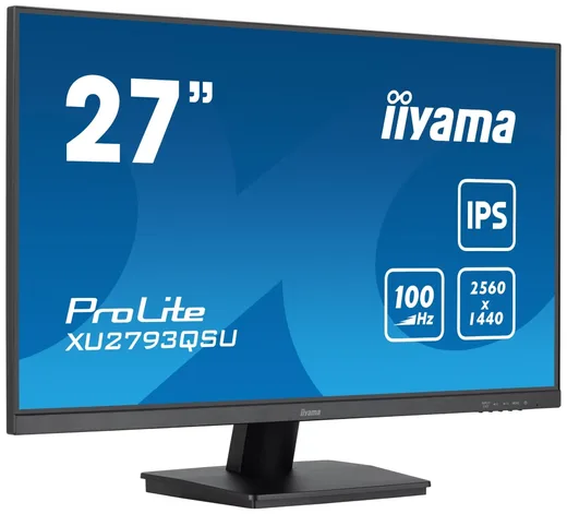 Iiyama PROLITE XU2793QSU-B6 - 27" QHD 100Hz IPS 1ms FreeSync