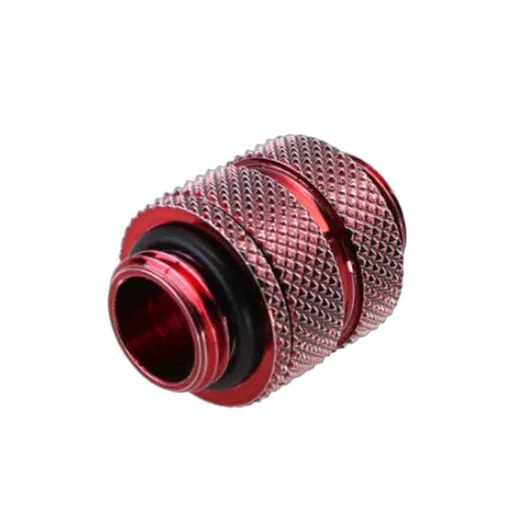CONSTRUCTEUR Fitting Femelle/Femelle télescopique droit rouge - 14mm — vue 1