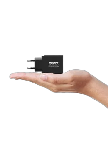 Port Chargeur mural GaN 45W - 2 ports + Câble USB-C 2m — vue 5