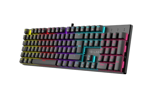 The G-LAB Keyz Radium - Full-Size - Membrane - Filaire - RGB - Noir — vue 2