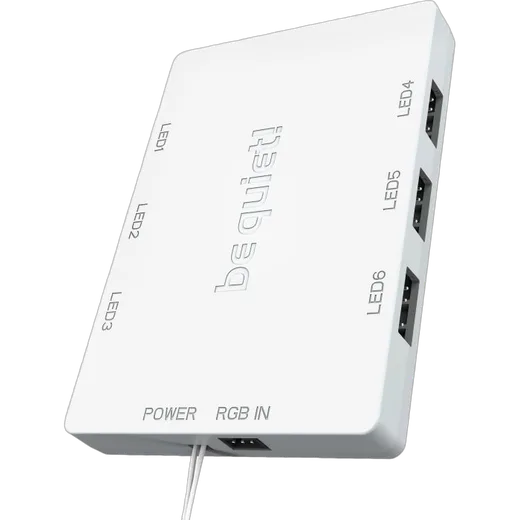 be quiet! Pack de 3 Light Wings 120mm PWM ARGB Blanc