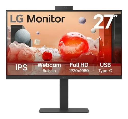 LG 27BA850-B 27" 1920x1080 HDMI DP USBC — vue 1