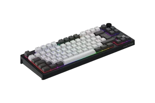 Hator Skyfall 80 Pro TKL - Mécanique - Sans-Fil - RGB - Gris/Noir