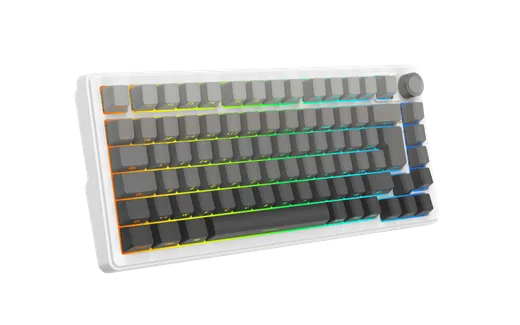 The G-LAB Keyz Elite 300 GRW 75% - Mécanique - Sans-Fil - RGB - Gris/Blanc — vue 10
