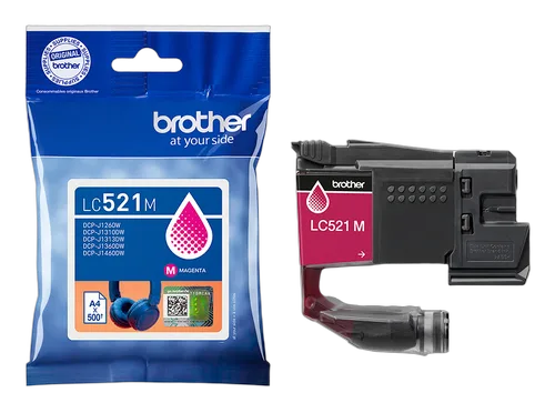 Brother Cartouche d'encre LC521M - Magenta