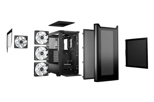 be quiet! Pure Base 501 DX Noir - MT/Sans Alim/ATX