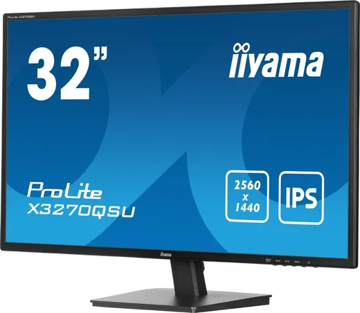 Iiyama PROLITE X3270QSU-B1 - 31.5" QHD 100Hz IPS 3ms HUB USB Adaptive Sync