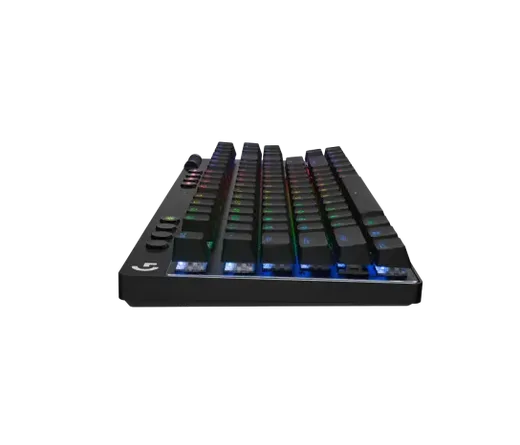 Logitech Pro X - TKL - Mécanique Tactile - Sans fil - RGB - Noir — vue 3
