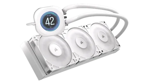 Corsair NAUTILUS 360 RS LCD - 360mm - Blanc