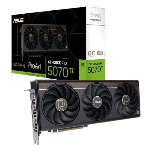 Asus ProArt RTX 5070 Ti OC 16Go — vue 1