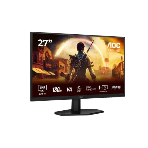 AOC Q27G42XNE - 27" QHD 180Hz Fast VA 0.5ms HP FreeSync