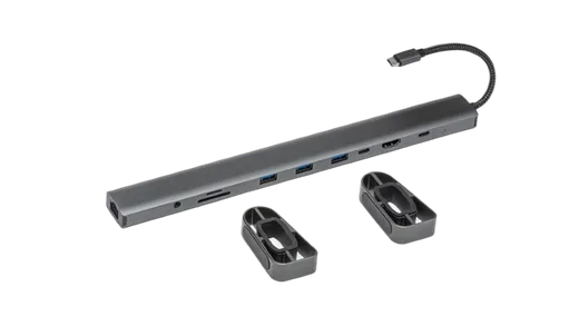 Bluestork HUB USB-C 10 ports + Chargeur USB-C GaN 20W