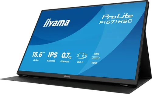 Iiyama ProLite P1671HSC-B1 - 15.6" FHD IPS USB-C avec Housse